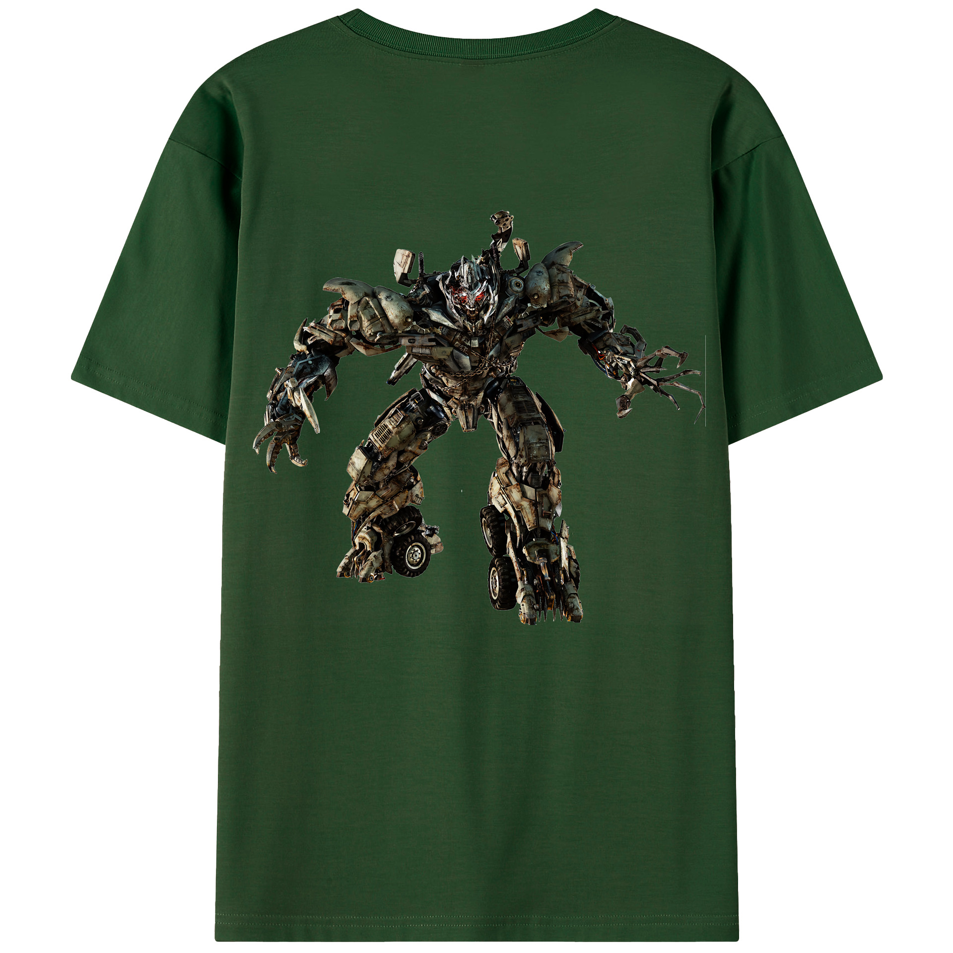 （画像用） Transformers トランスフォーマー 綿100％半袖Tシャツ（背面プリント）